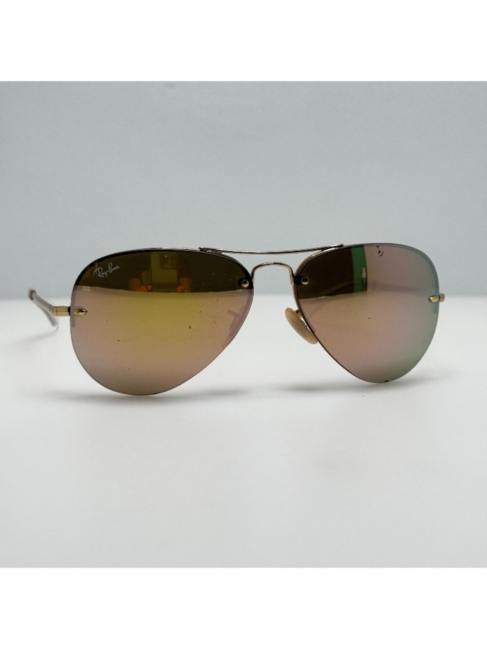 Ray Ban Sunglasses RB 3449 001/2 Italy 59-14-135